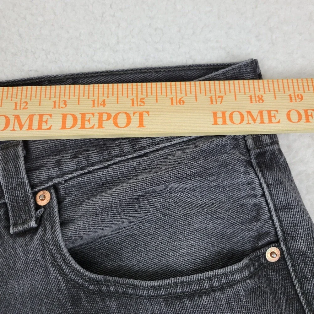 Levis 501XX Straight Leg‎ Jeans Mens 38 x 30 Black Cotton Denim Pants Faded